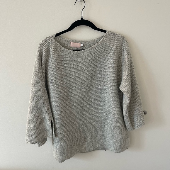 Farrow Salt & Pepper Cozy Gray Knit Sweater - Picture 1 of 6